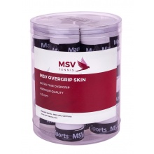 MSV Overgrip Skin perforiert 0.5mm (Schweissabsorption/Griffigkeit) weiss 24er Box